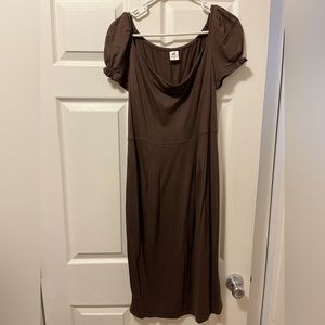 Brown dress